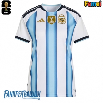 Argentina Echipament de Fotbal Replică Mondial 2026 Femei Acasa